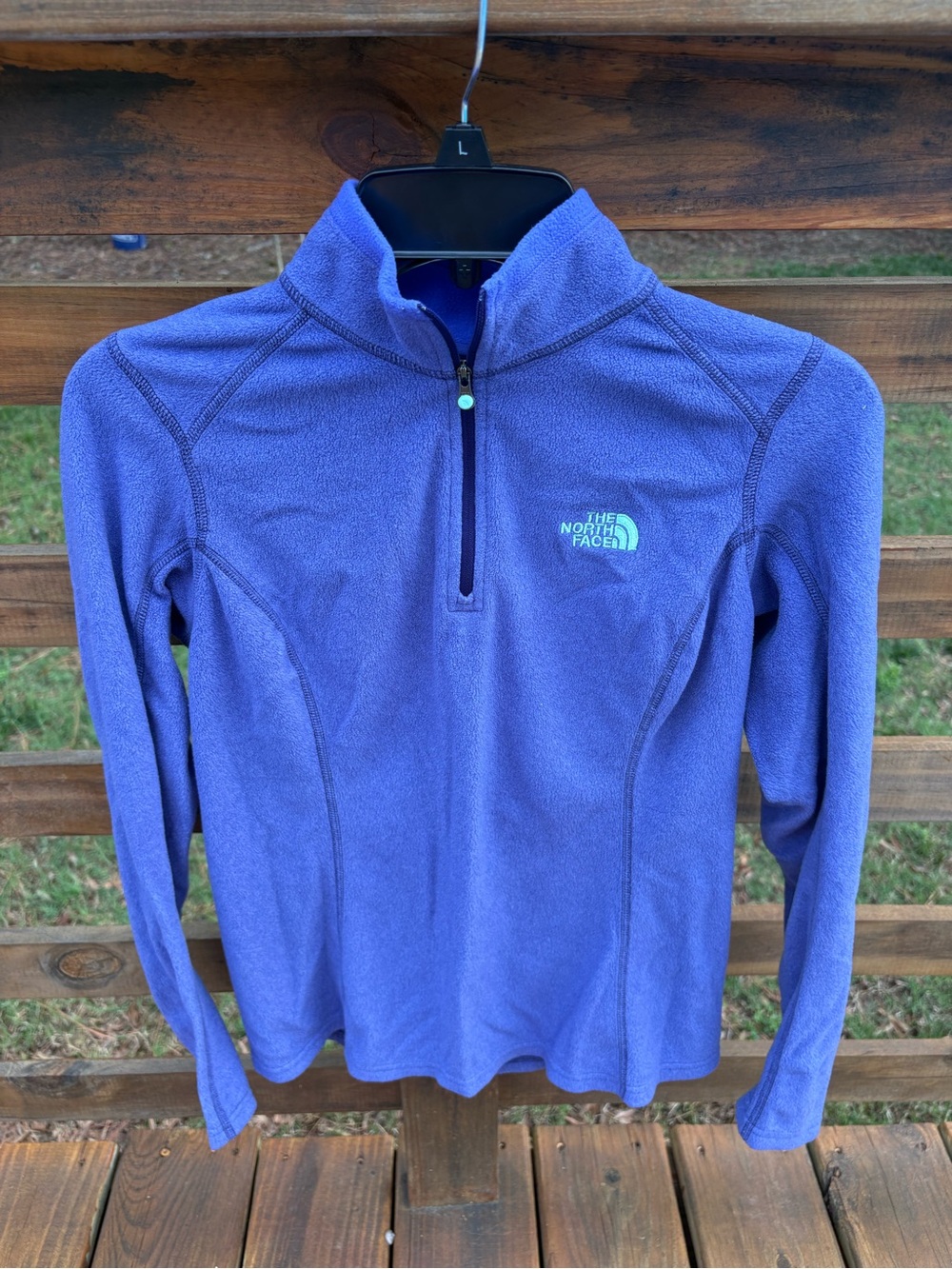 The North Face gorpcore Women’s Purple comfy Quarter Zip Fleece Pullover Small